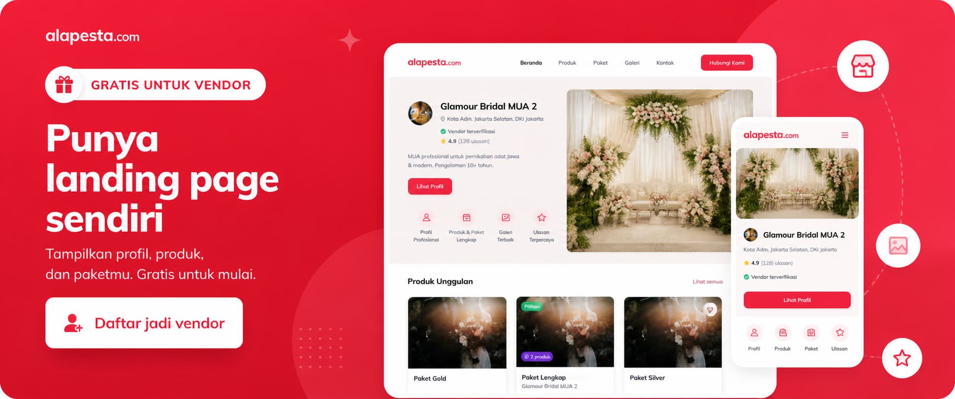 Punya landing page sendiri